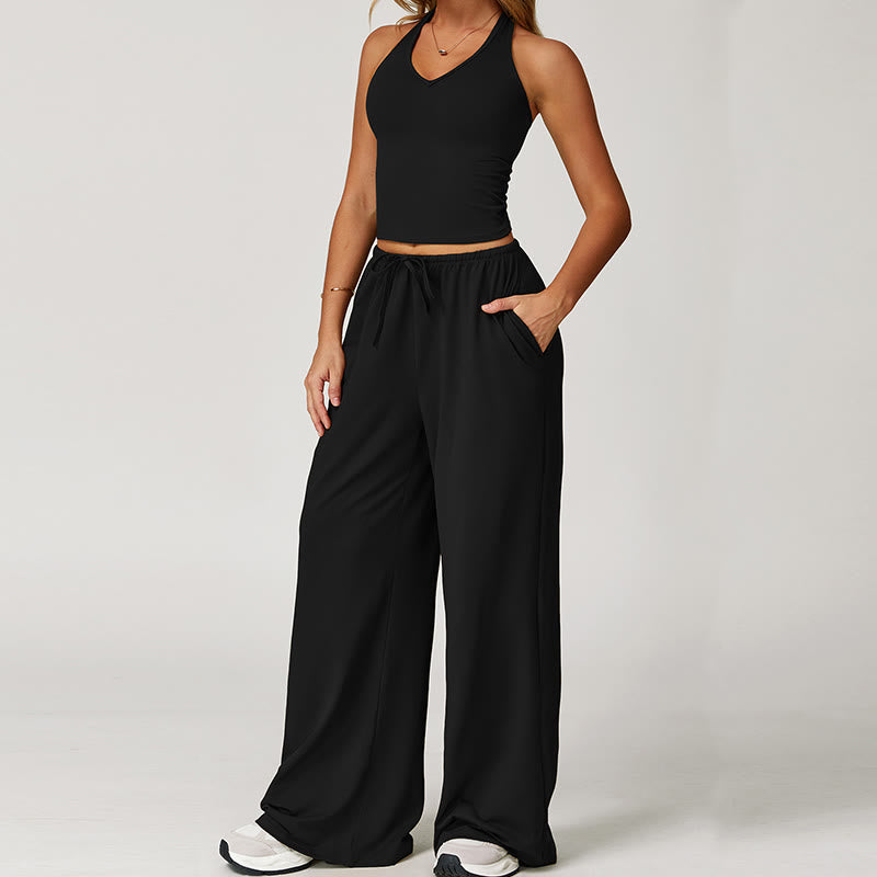 Pantalon ample à cordon de serrage Olivenorma