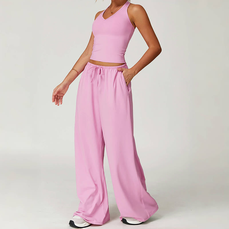 Pantalon ample à cordon de serrage Olivenorma