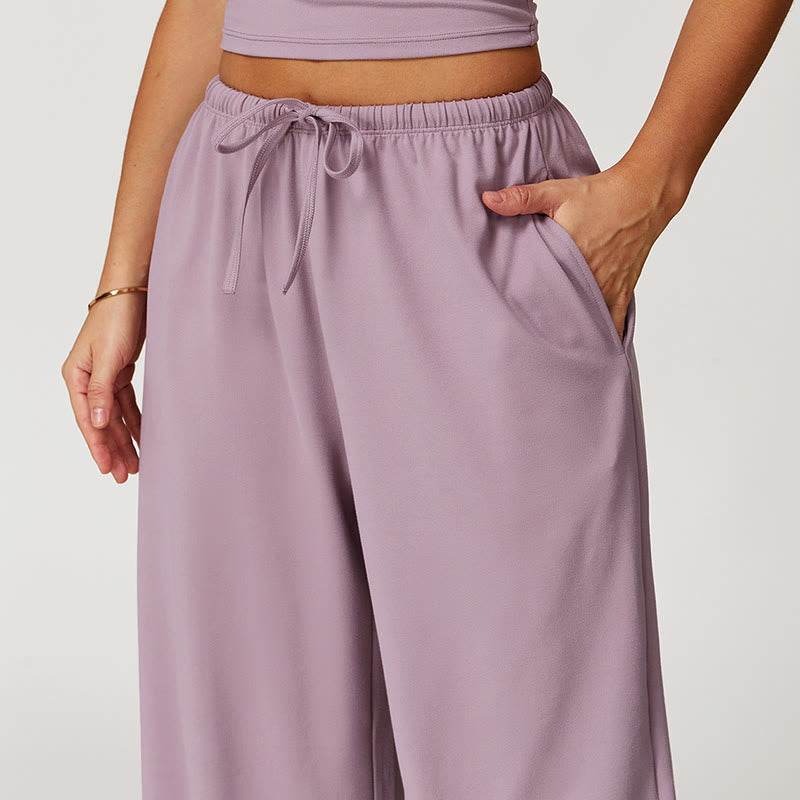Pantalon ample à cordon de serrage Olivenorma