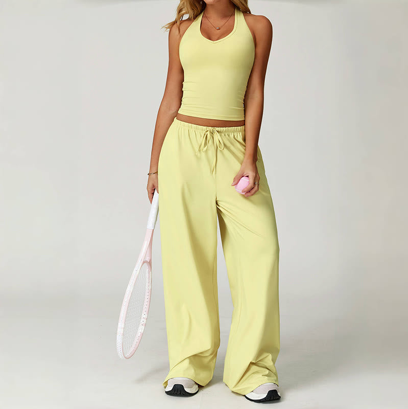 Pantalon ample à cordon de serrage Olivenorma