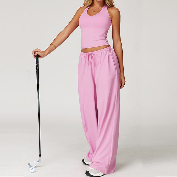 Pantalon ample à cordon de serrage Olivenorma