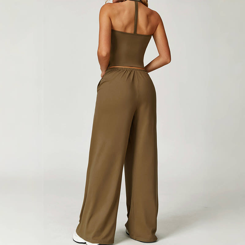 Pantalon ample à cordon de serrage Olivenorma