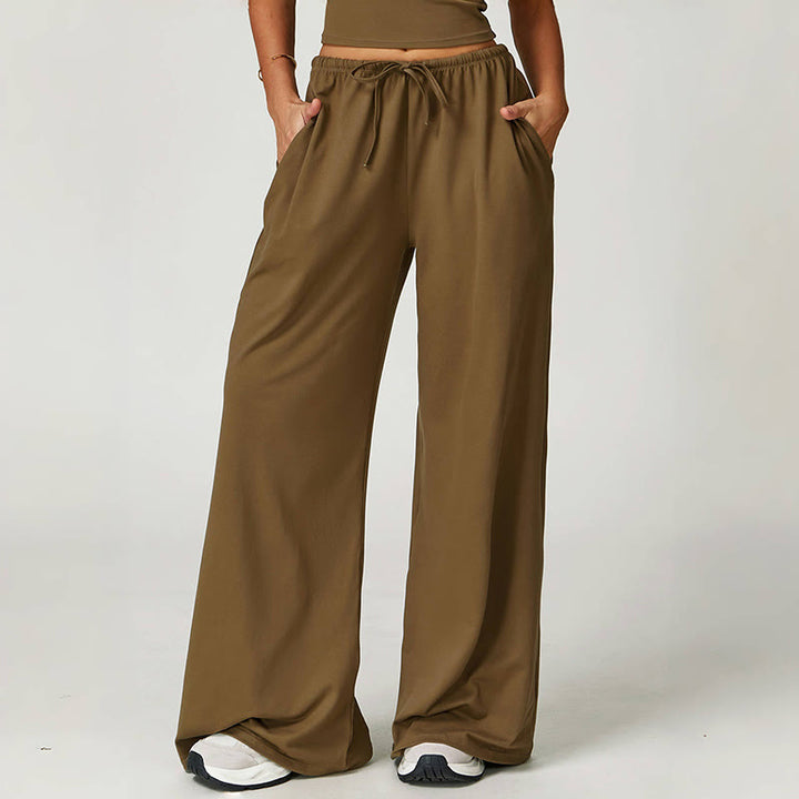 Pantalon ample à cordon de serrage Olivenorma