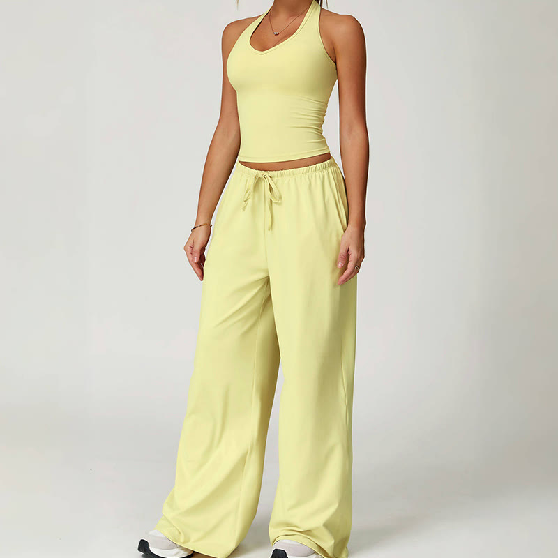 Pantalon ample à cordon de serrage Olivenorma