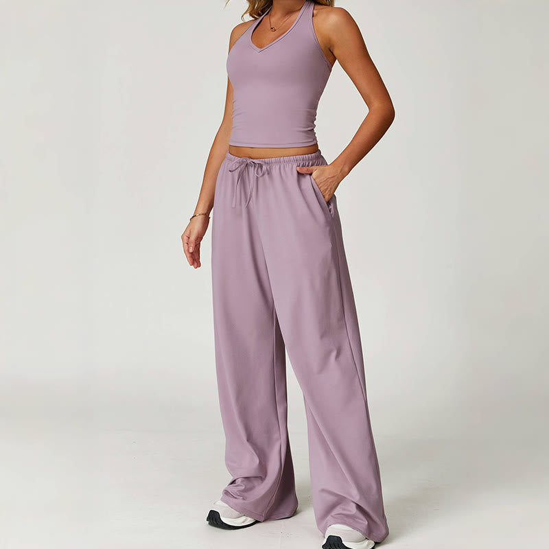 Pantalon ample à cordon de serrage Olivenorma