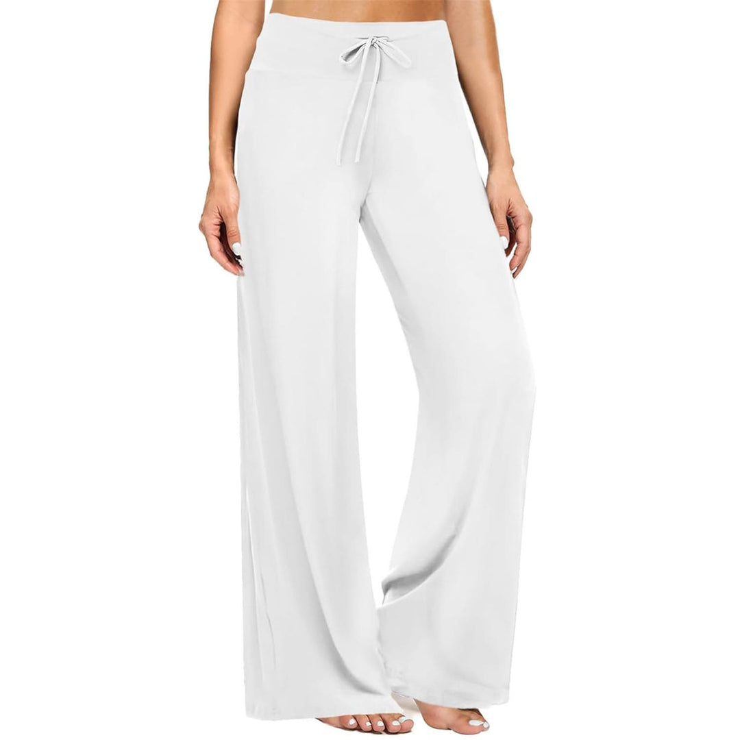 Pantalon de pyjama Olivenorma pour femme, doux et confortable - Blanc - XXL - image 10