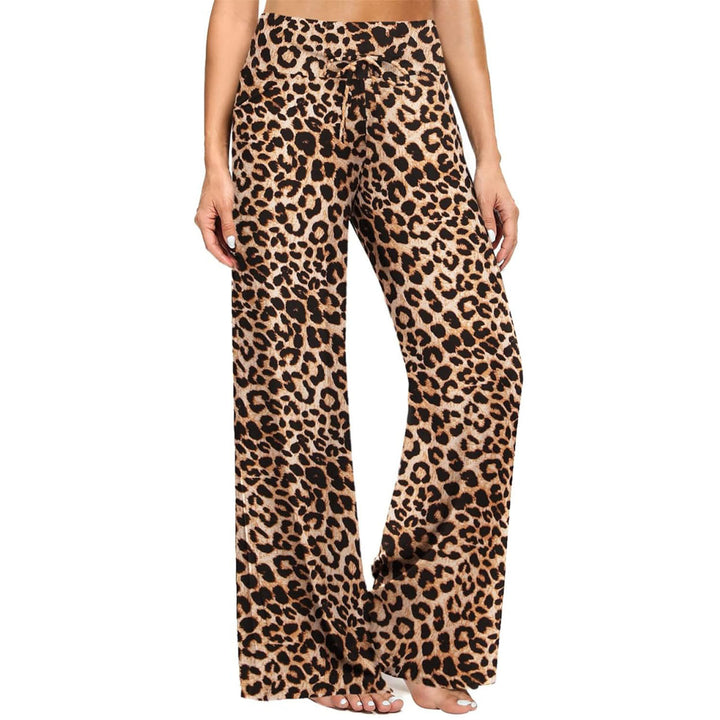 Pantalon de pyjama Olivenorma pour femme, doux et confortable - Léopard - XXL - image 13