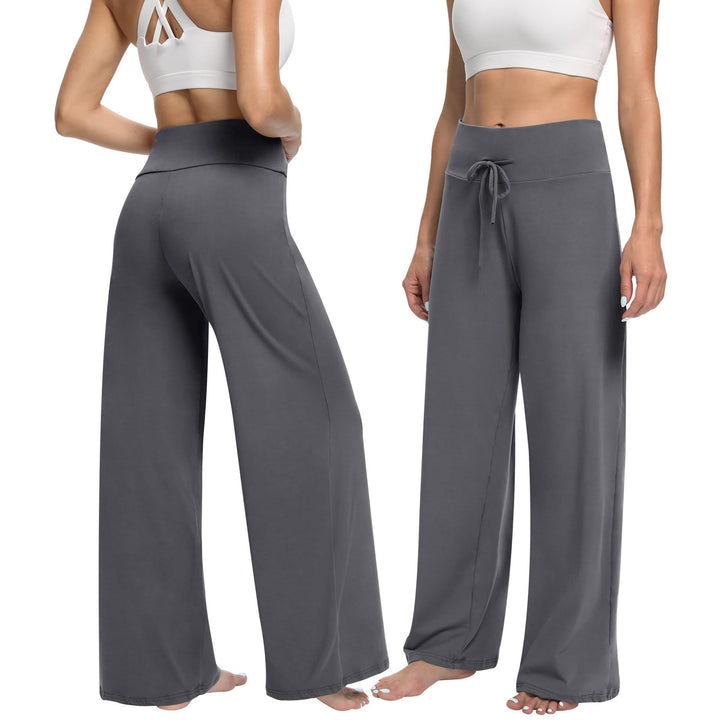Pantalon de pyjama Olivenorma pour femme, doux et confortable - Gris foncé - XXL - image 2