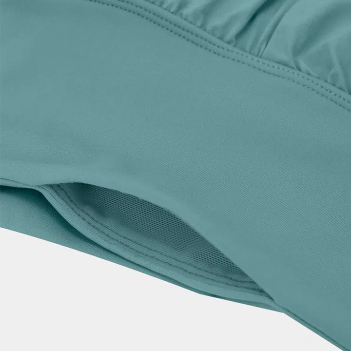 Pantalon de yoga extensible à fentes et coupe ample pour femme Olivenorma