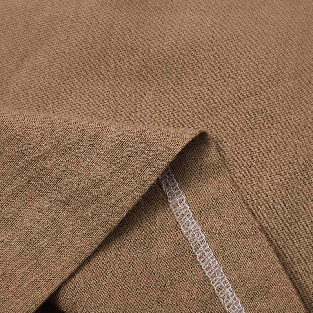 Pantalon de détente Olivenorma uni, coupe ample, taille haute, jambes larges, avec poches - image 30