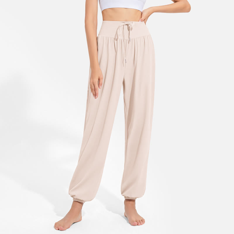 Pantalon de yoga sarouel Olivenorma « Cool » absorbant l'humidité et respirant