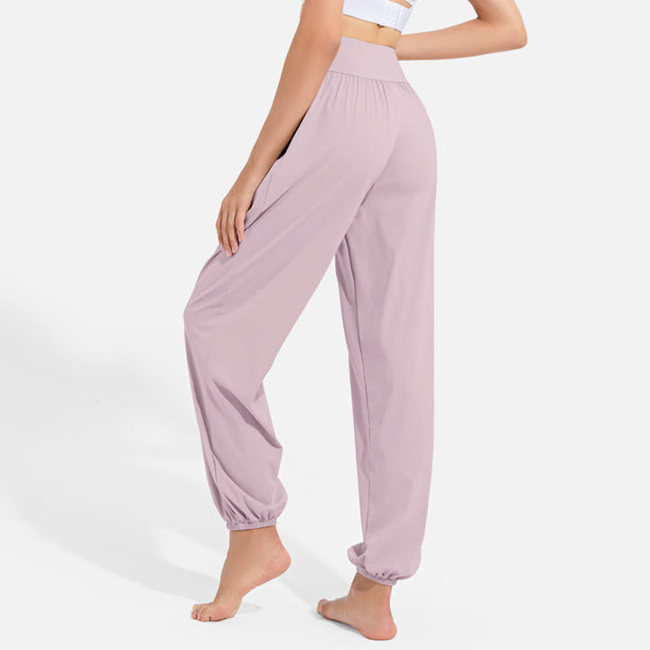 Pantalon de yoga sarouel Olivenorma « Cool » absorbant l'humidité et respirant - Lavande - 2XL - image 0