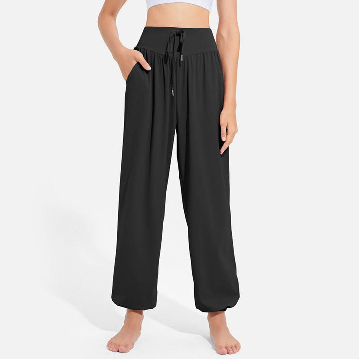 Pantalon de yoga sarouel Olivenorma « Cool » absorbant l'humidité et respirant