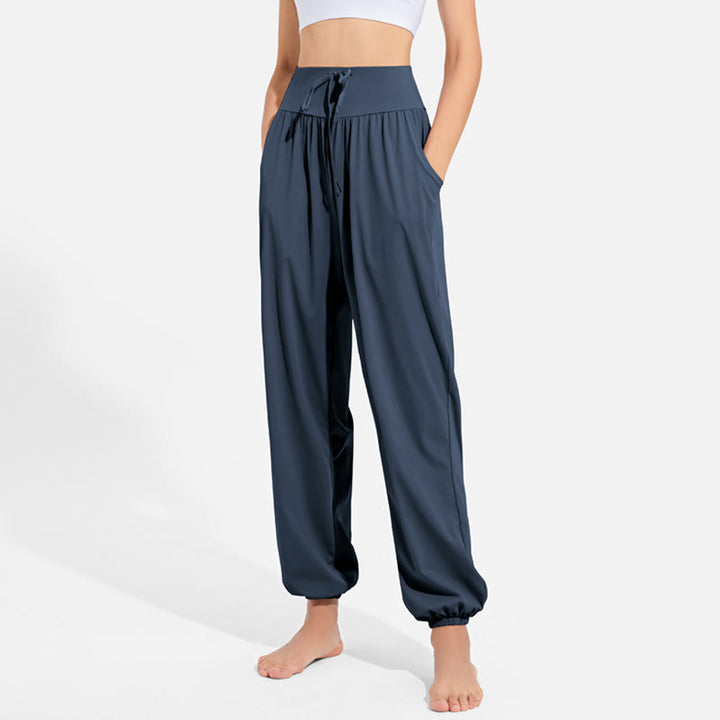 Pantalon de yoga sarouel Olivenorma « Cool » absorbant l'humidité et respirant