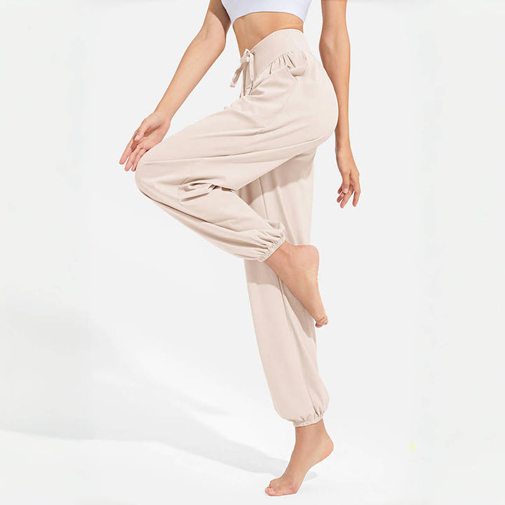 Pantalon de yoga sarouel Olivenorma « Cool » absorbant l'humidité et respirant