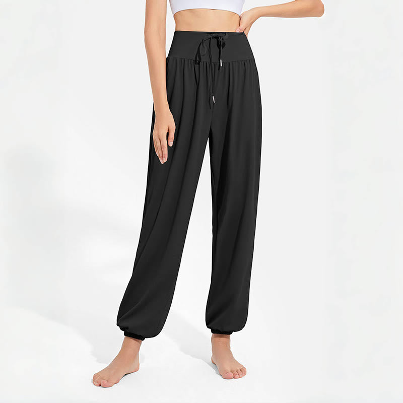 Pantalon de yoga sarouel Olivenorma « Cool » absorbant l'humidité et respirant