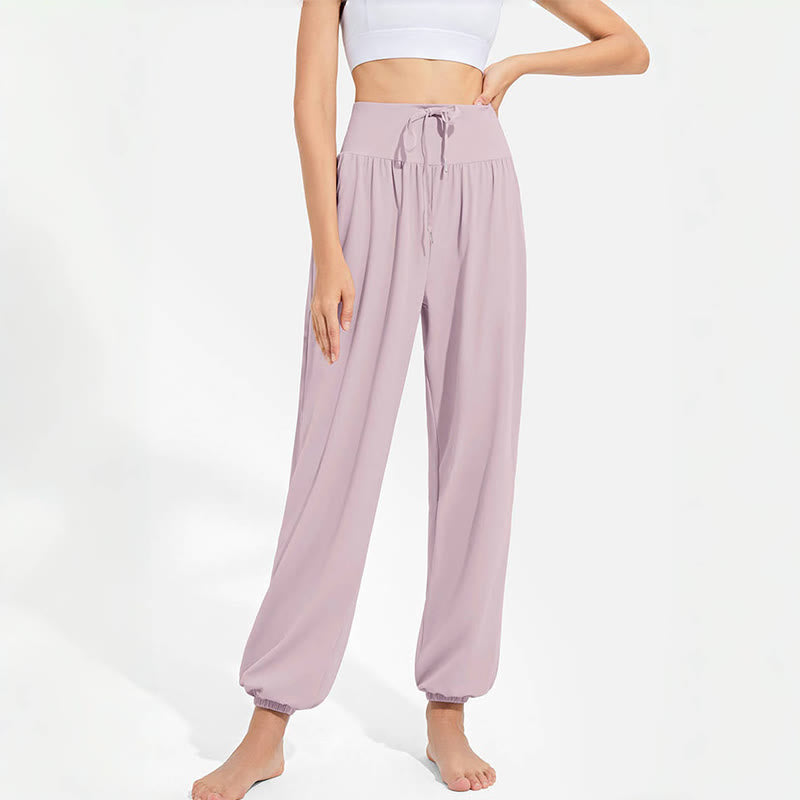 Pantalon de yoga sarouel Olivenorma « Cool » absorbant l'humidité et respirant
