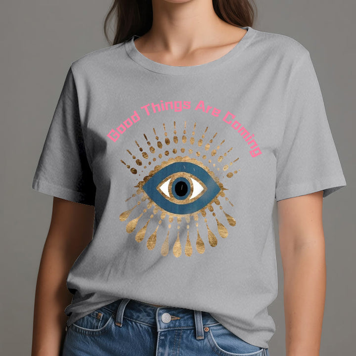 T-shirt Olivenorma « LES BONNES CHOSES ARRIVENT » EVIL EYE - image 11