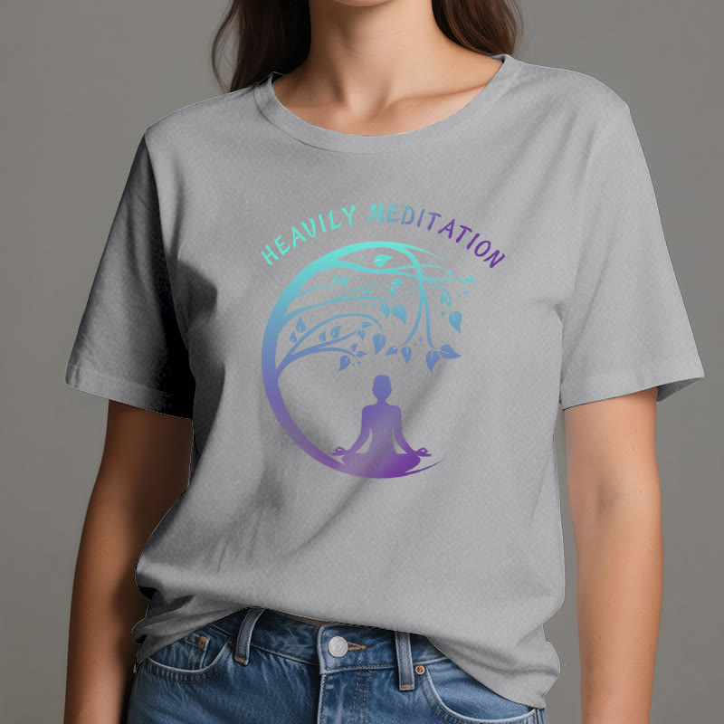 T-shirt de yoga Olivenorma « MÉDITATION FORTE » Arbre de Vie  - image 9