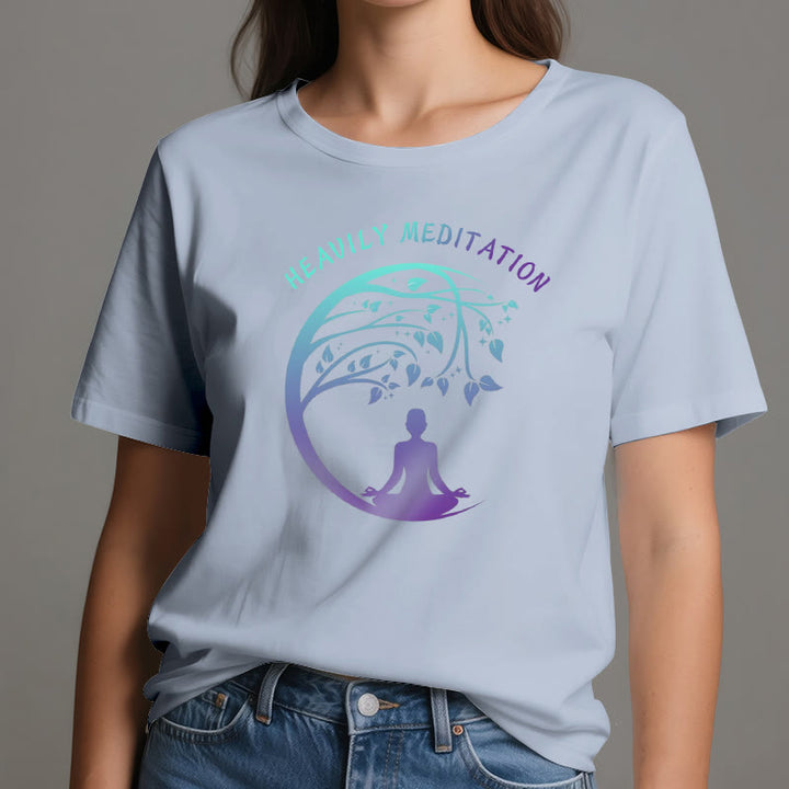 T-shirt de yoga Olivenorma « MÉDITATION FORTE » Arbre de Vie  - image 13