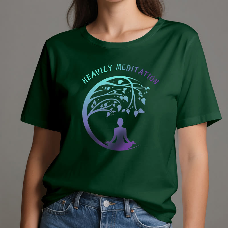 T-shirt de yoga Olivenorma « MÉDITATION FORTE » Arbre de Vie  - image 21