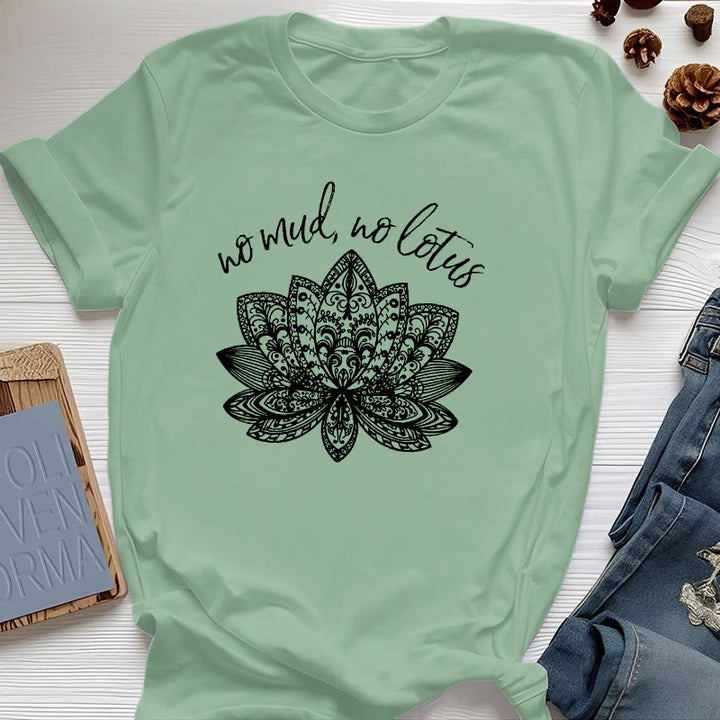 T-shirt de yoga pour femme Olivenorma Méditation Spirituelle - Vert clair - 2XL - image 16