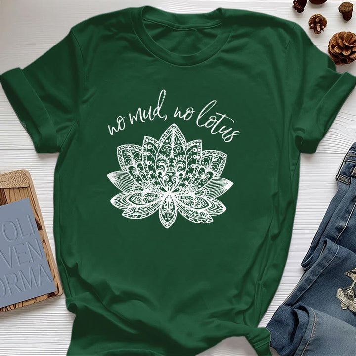 T-shirt de yoga pour femme Olivenorma Méditation Spirituelle - Vert foncé - 2XL - image 18
