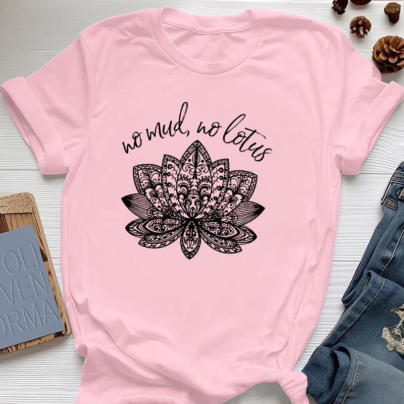 T-shirt de yoga pour femme Olivenorma Méditation Spirituelle - Rose - 2XL - image 12