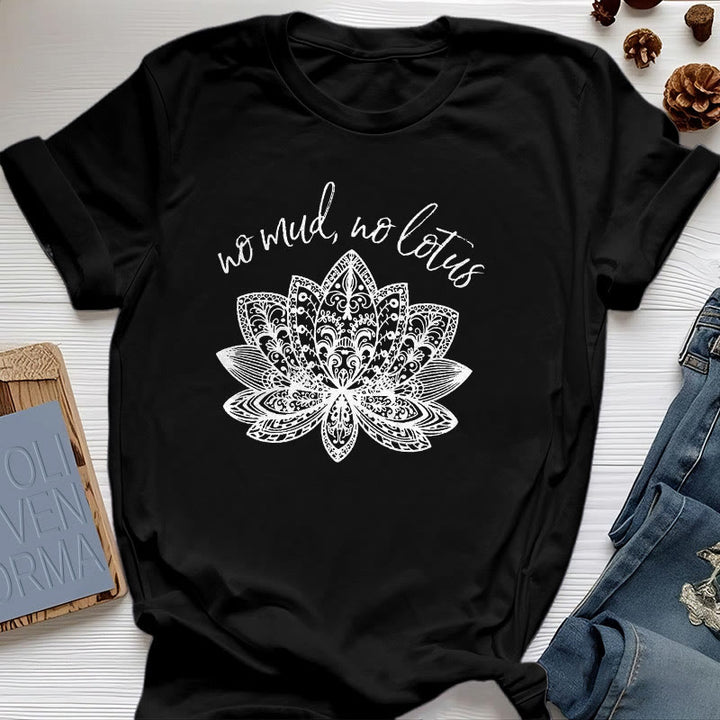 T-shirt de yoga pour femme Olivenorma Méditation Spirituelle - Noir - 2XL - image 6