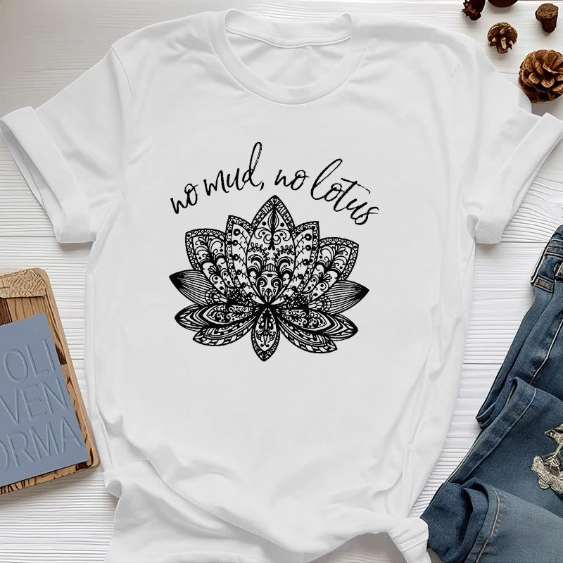 T-shirt de yoga pour femme Olivenorma Méditation Spirituelle - Blanc - 2XL - image 4