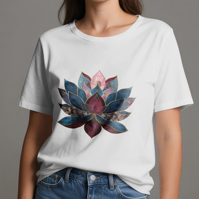 Olivenorma Fleur de Lotus Bouddhisme Zen T-Shirt - image 1