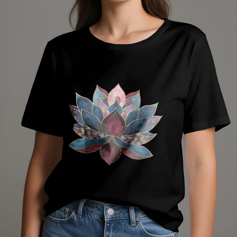 Olivenorma Fleur de Lotus Bouddhisme Zen T-Shirt - image 5