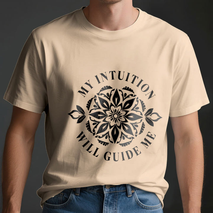T-shirt fleuri Olivenorma « Mon intuition me guidera » - image 3
