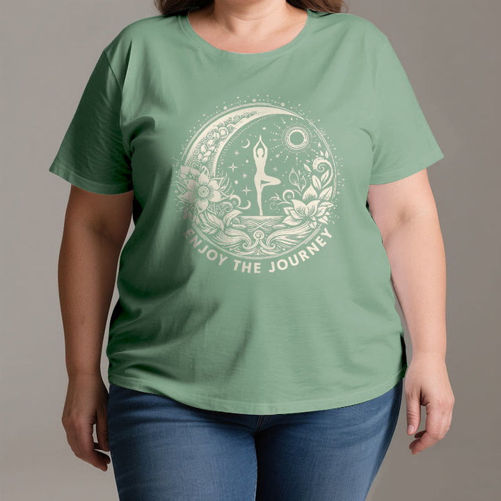 T-shirt de yoga spirituel Olivenorma « PROFITEZ DU VOYAGE » - image 3