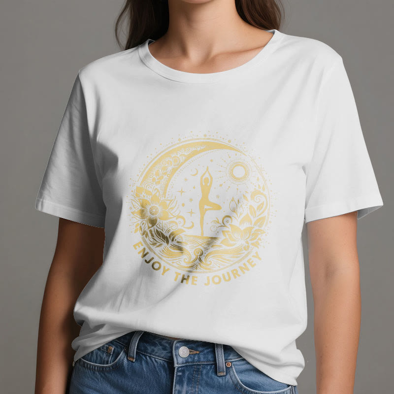 T-shirt de yoga spirituel Olivenorma « PROFITEZ DU VOYAGE » - image 6