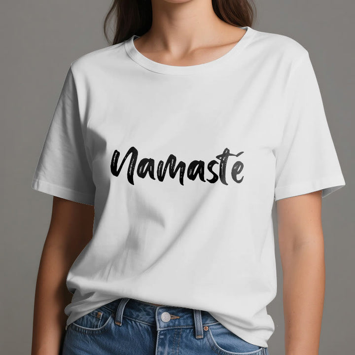 Olivenorma Namaste Yoga T-shirt unisexe Pilates - image 5