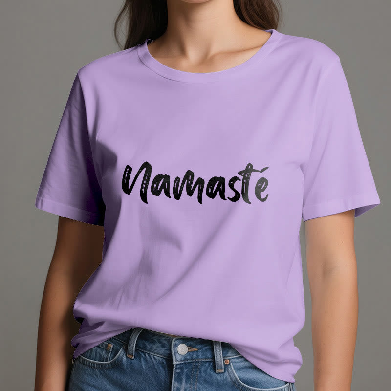 Olivenorma Namaste Yoga T-shirt unisexe Pilates - image 17