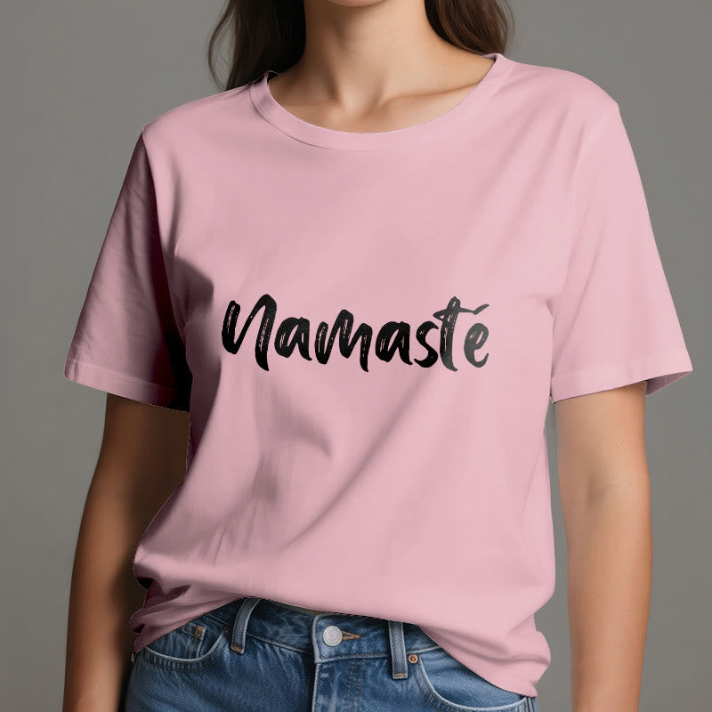Olivenorma Namaste Yoga T-shirt unisexe Pilates - image 15