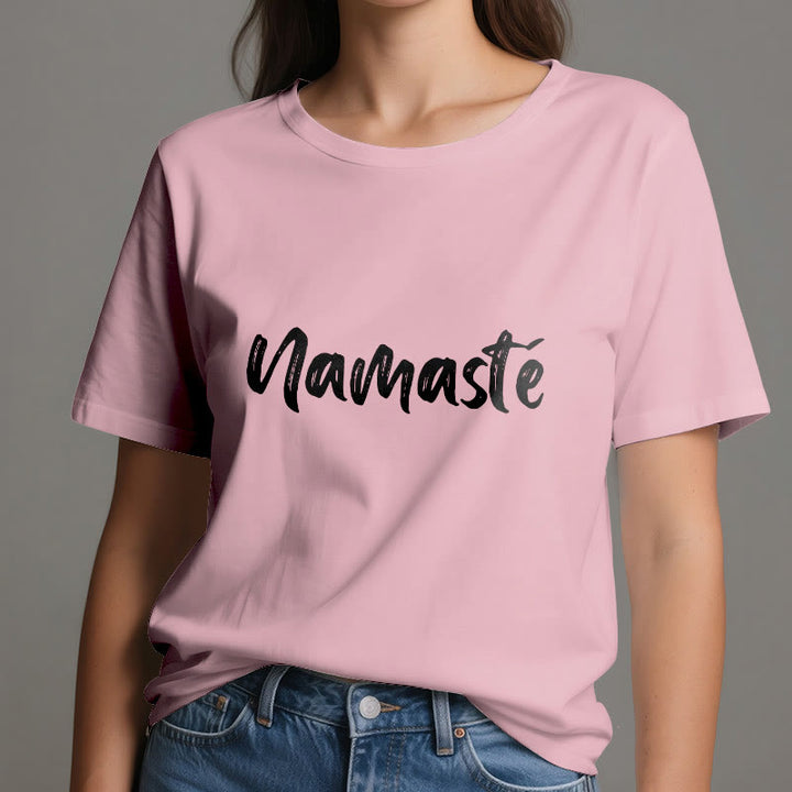Olivenorma Namaste Yoga T-shirt unisexe Pilates - image 15