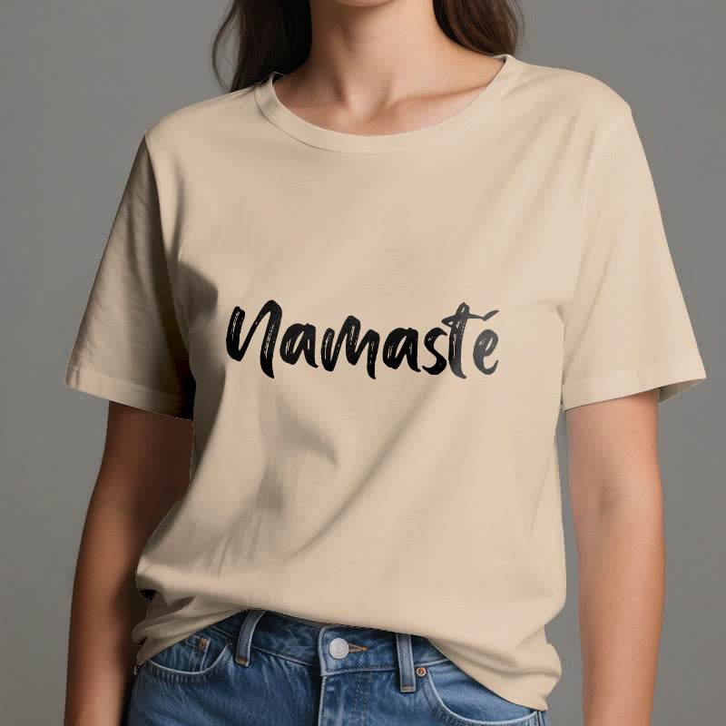 Olivenorma Namaste Yoga T-shirt unisexe Pilates - image 11