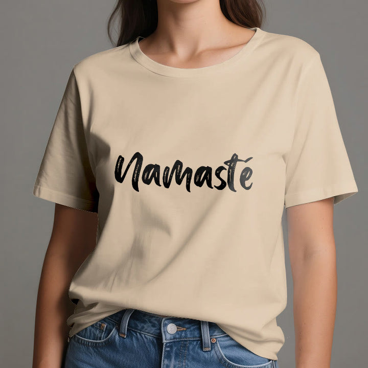 Olivenorma Namaste Yoga T-shirt unisexe Pilates - image 11