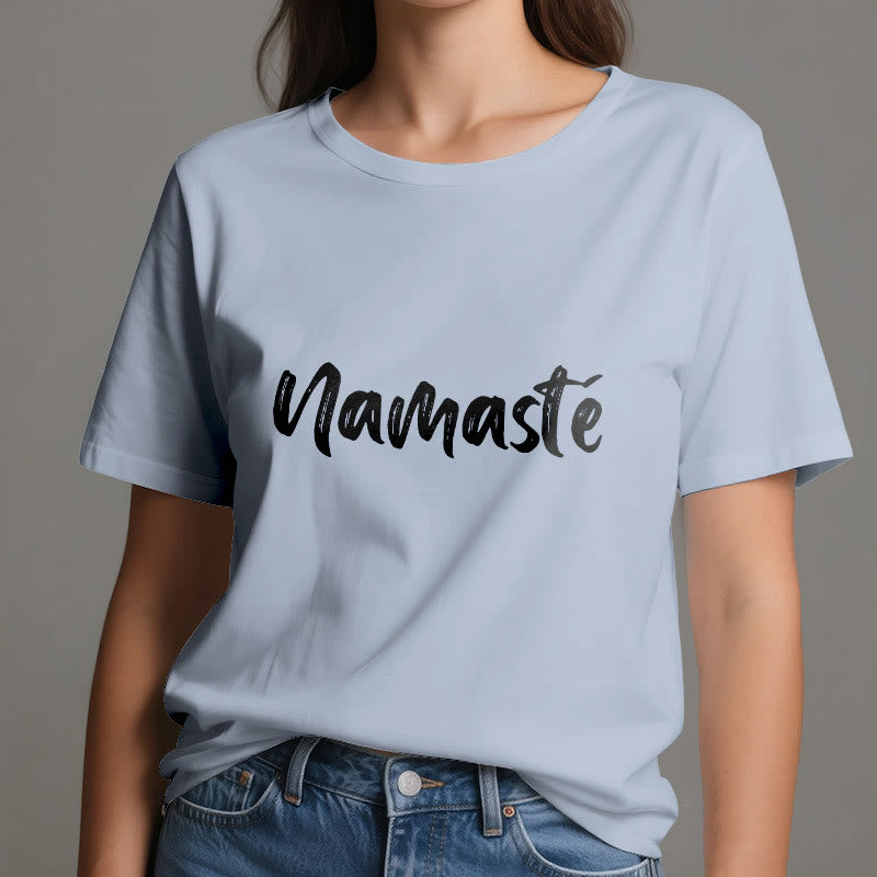 Olivenorma Namaste Yoga T-shirt unisexe Pilates - image 13