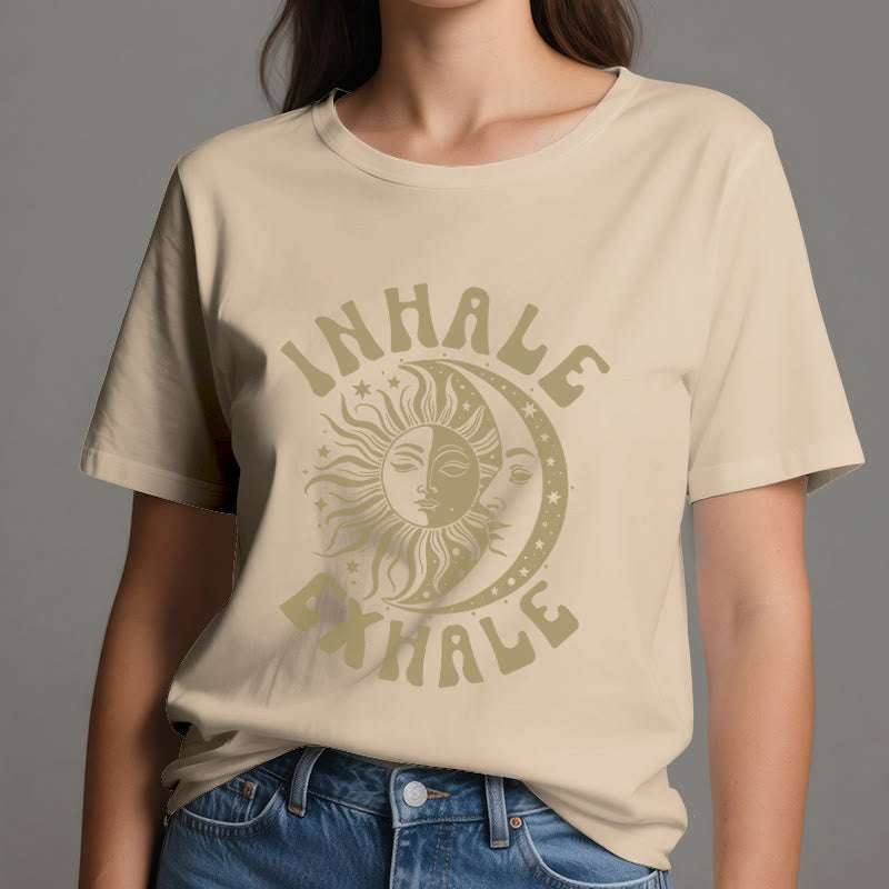 T-shirt Olivenorma « INHALE EXHALE » Soleil et Lune - image 10
