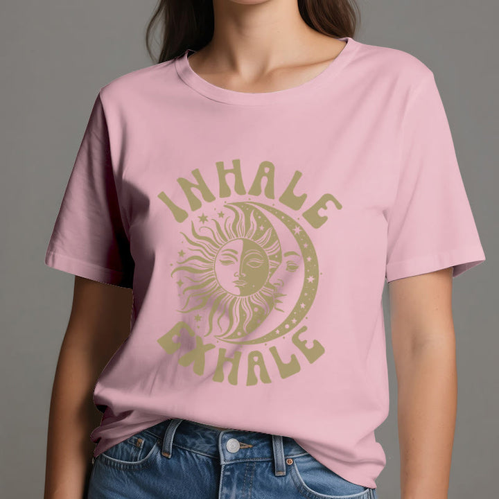 T-shirt Olivenorma « INHALE EXHALE » Soleil et Lune - image 12