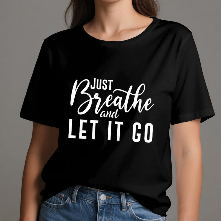 T-shirt spirituel Olivenorma « RESPIREZ ET LAISSER ALLER » - image 8