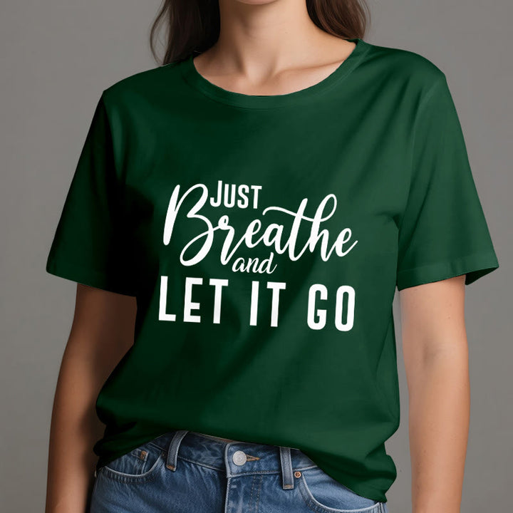 T-shirt spirituel Olivenorma « RESPIREZ ET LAISSER ALLER » - image 20