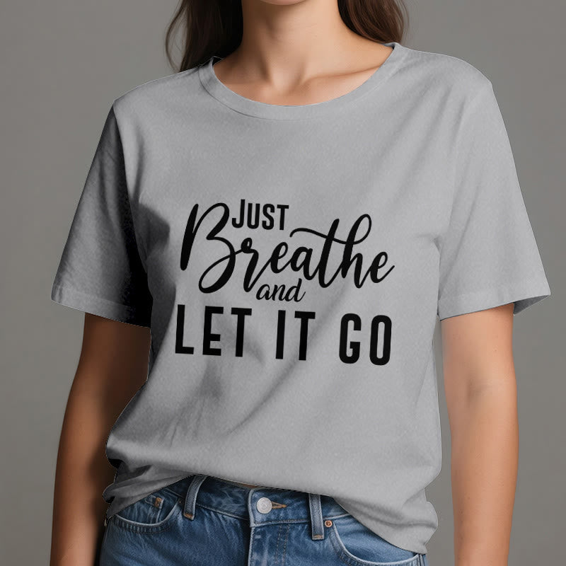 T-shirt spirituel Olivenorma « RESPIREZ ET LAISSER ALLER » - image 10
