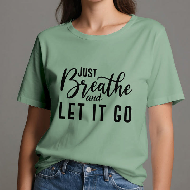 T-shirt spirituel Olivenorma « RESPIREZ ET LAISSER ALLER » - image 19