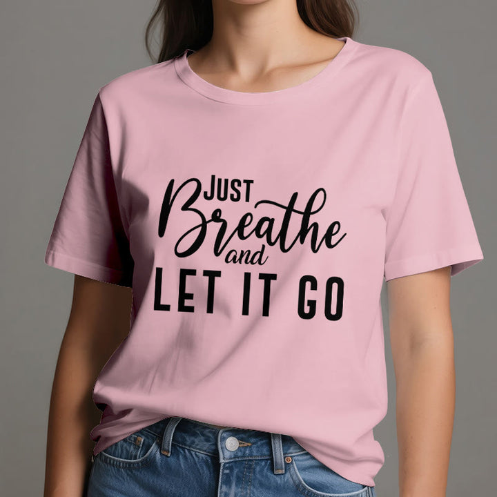 T-shirt spirituel Olivenorma « RESPIREZ ET LAISSER ALLER » - image 15