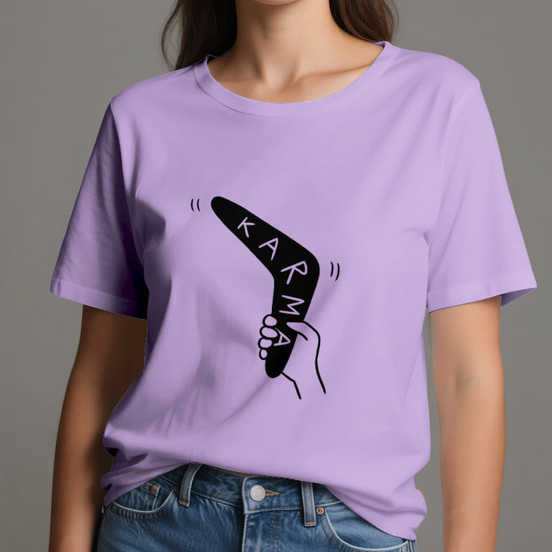 T-shirt humoristique Olivenorma « KARMA » pour le yoga et le fitness - image 16
